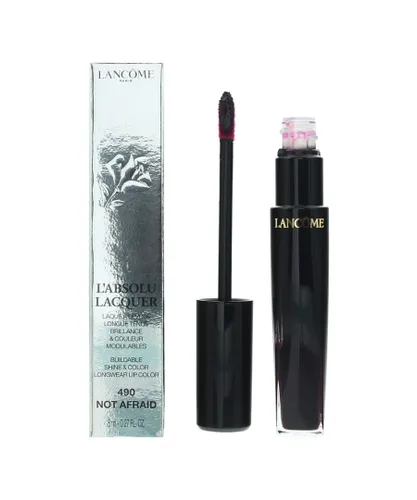 Lancome Womens L'absolu Lacquer No.490 Not Afraid Lip Colour 8ml - One Size