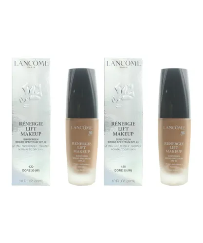 Lancome Womens Renergie Lift Makeup 30ml SPF 20 - 430 Dore 30 (W) Normal To Dry Skin X2 - NA - One Size