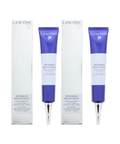 Lancome Womens Renergie Multi-Cica Anti Ageing + Reinforcing Cream 50ml x 2 - One Size