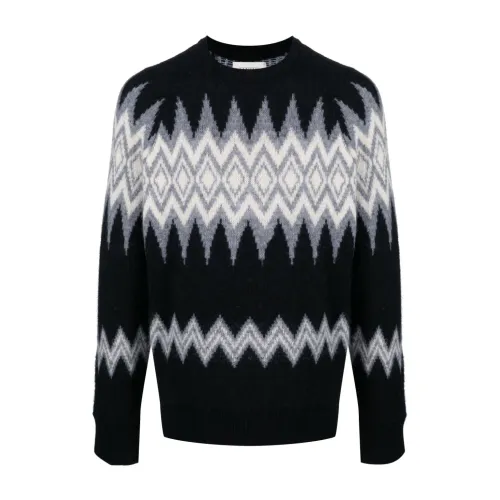 Laneus , Black Sweaters for Men ,Black male, Sizes: