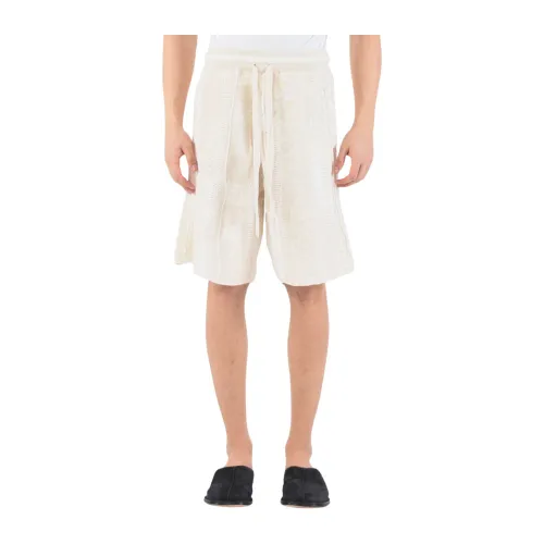 Laneus , Casual Shorts ,Beige male, Sizes: