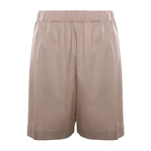 Laneus , Comfortable Beige Cotton Shorts ,Beige male, Sizes: