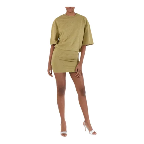 Laneus , Short Dresses ,Green female, Sizes: