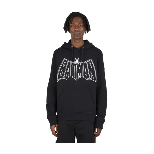 Lanvin , Batman Hooded Sweatshirt ,Black male, Sizes: