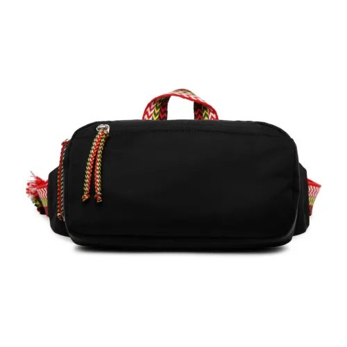 Lanvin , Black Nylon Waist Bag for Men ,Black male, Sizes: ONE SIZE