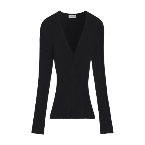 Lanvin , Black Sweaters Collection ,Black female, Sizes: