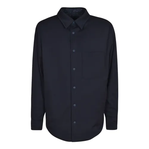 Lanvin , Blue and Green Shirts ,Blue male, Sizes:
