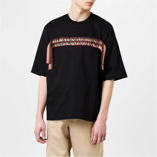 LANVIN Curb Lanvin Oversized T-Shirt - Black