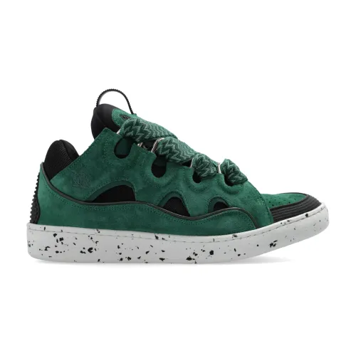 Lanvin , 'Curb' sneakers ,Green male, Sizes: