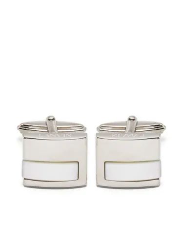 Lanvin gemstone-detail square cufflinks - Silver
