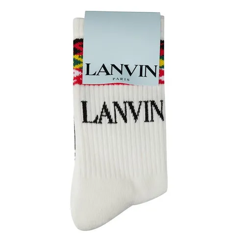 LANVIN Lanvin Logo Sock Sn34 - White