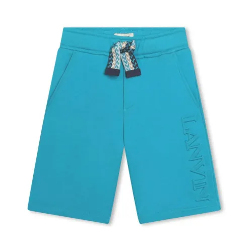 Lanvin , Lanvin Shorts Clear Blue ,Blue male, Sizes: