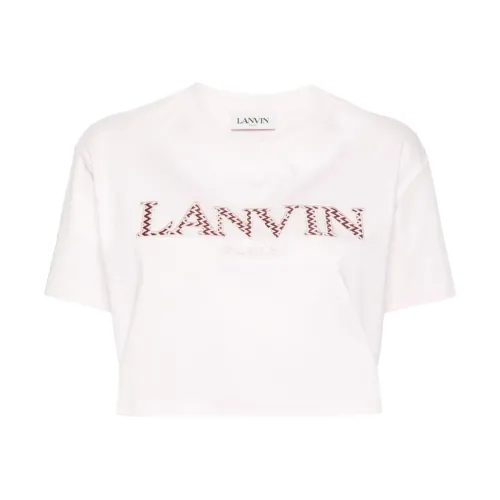 Lanvin , Lanvin T-shirts and Polos Pink ,Pink female, Sizes: