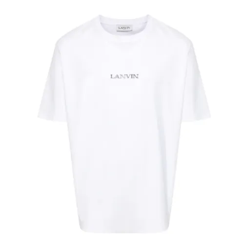 Lanvin , Lanvin T-shirts and Polos ,White male, Sizes:
