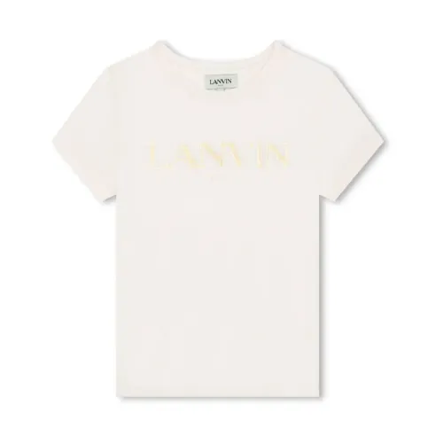 Lanvin , Lanvin T-shirts and Polos White ,White female, Sizes:
