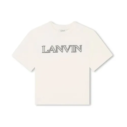Lanvin , Lanvin T-shirts and Polos White ,White male, Sizes: