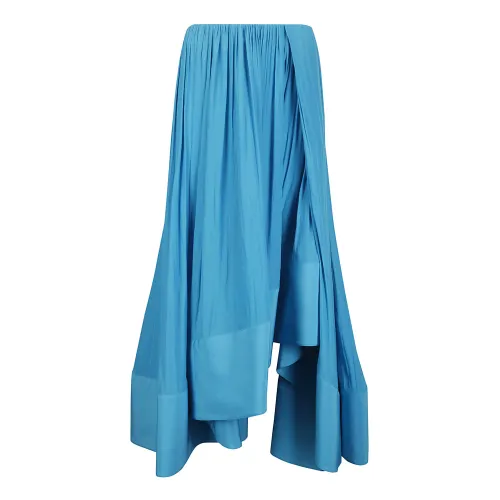 Lanvin , Midi Skirt ,Blue female, Sizes: