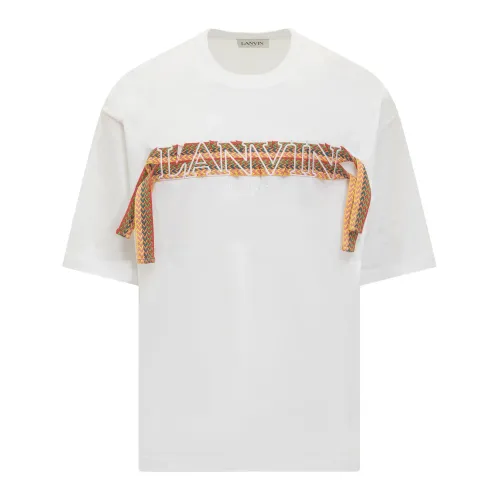 Lanvin , Oversized T-Shirt Collection ,White male, Sizes: