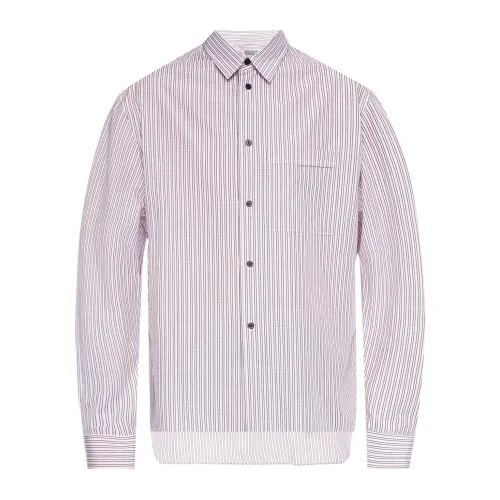 Lanvin , Striped Cotton Shirt for Men ,Pink male, Sizes: