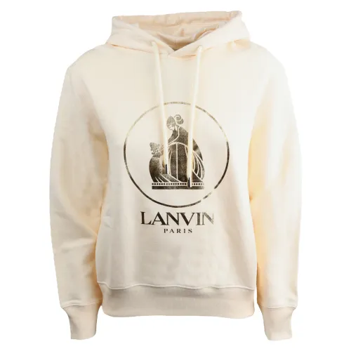 Lanvin , Sweatshirt ,Beige female, Sizes:
