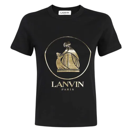 Lanvin , T-Shirt ,Black female, Sizes: