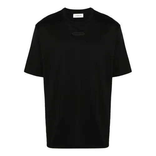 Lanvin , T-Shirts ,Black male, Sizes: