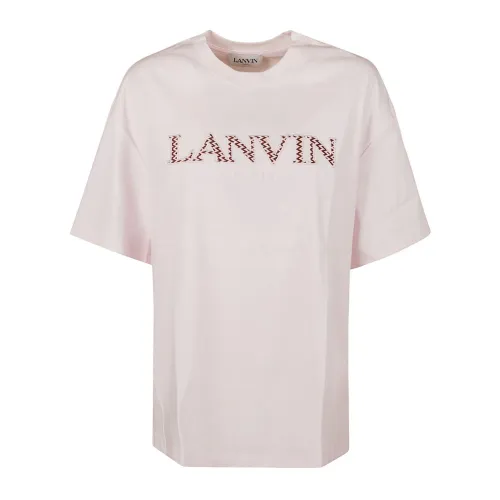 Lanvin , T-Shirts ,Pink female, Sizes: