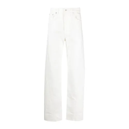Lanvin , White Denim Jeans with Twist Detailing ,White male, Sizes: