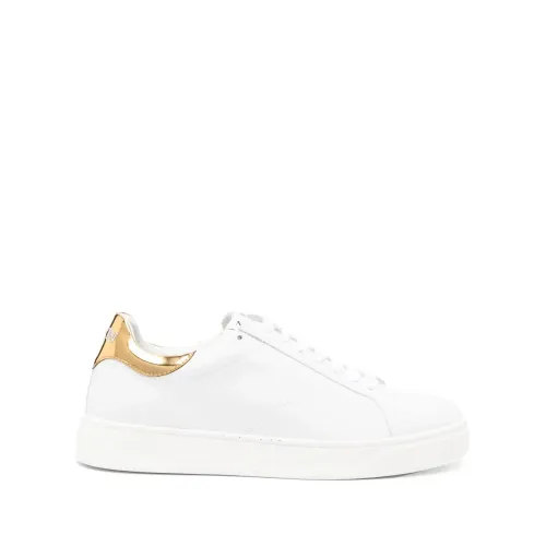 Lanvin , White/Gold-tone Sneakers ,White male, Sizes: