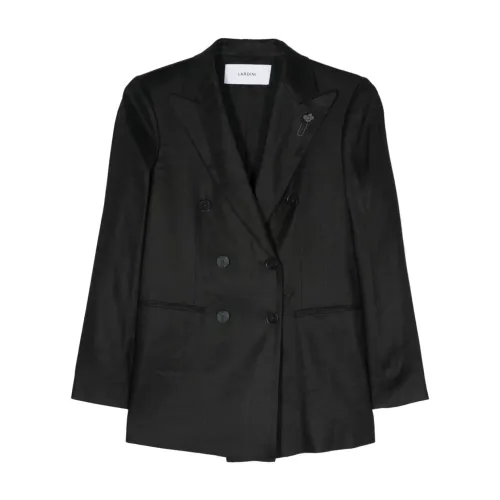 Lardini , Black Outerwear for Women Ss24 ,Black female, Sizes: