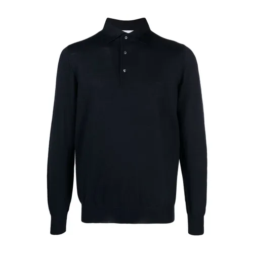 Lardini , Blue Polo Shirt and Polo Shirt ,Blue male, Sizes: