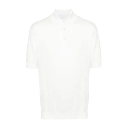 Lardini , White T-Shirts & Polos for Men ,White male, Sizes: