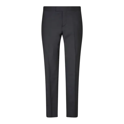 Lardini , Wool trousers by Lardini ,Black male, Sizes: