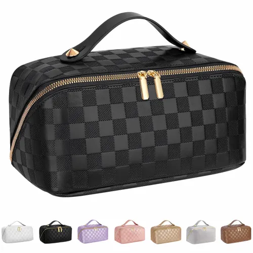 Large Capacity Travel Cosmetic Bag - Portable Makeup Bags