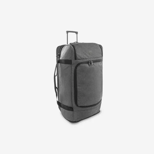 Large Football Travel Suitcase. Charcoal