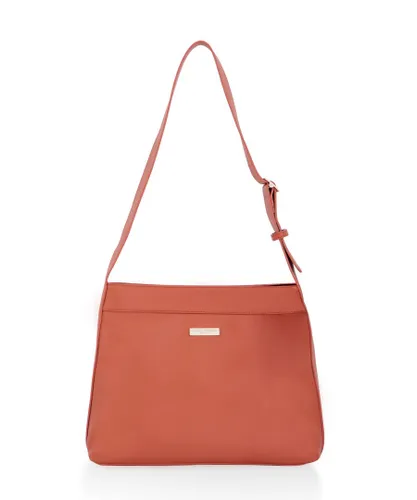 Laura Ashley Womens Orange Shoulder Bag - One Size