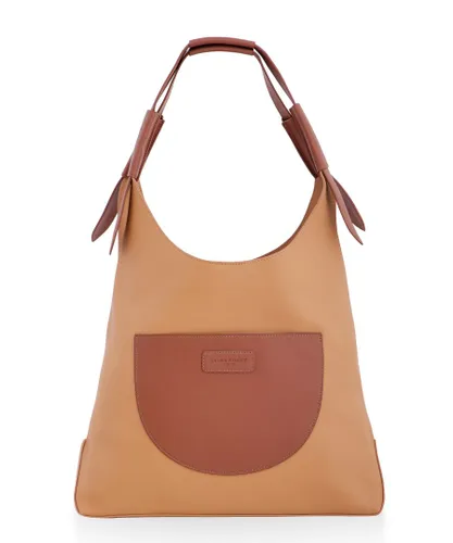 Laura Ashley Womens Tan Tote Bag - One Size