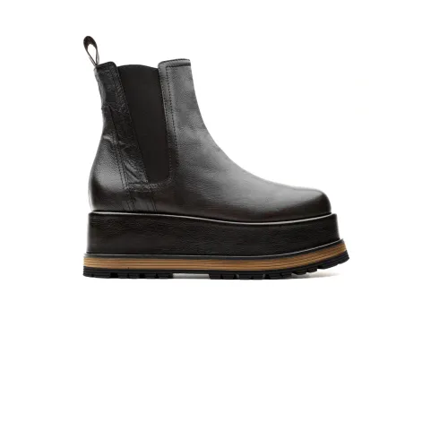 Laura Bellariva , 7260 Fregio T.d.moro Boots ,Black female, Sizes: