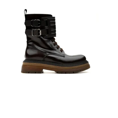 Laura Bellariva , Anfibio Boots Model 7126-B ,Black female, Sizes: