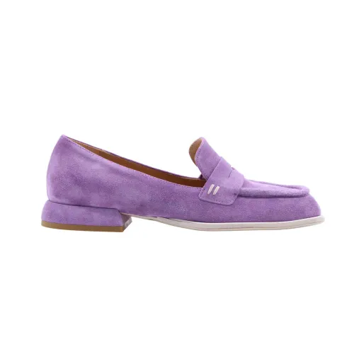 Laura Bellariva , Elegant Rolex Loafers for Women ,Purple female, Sizes: