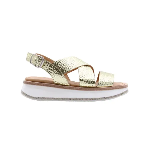Laura Bellariva , Flat Sandals ,Beige female, Sizes: