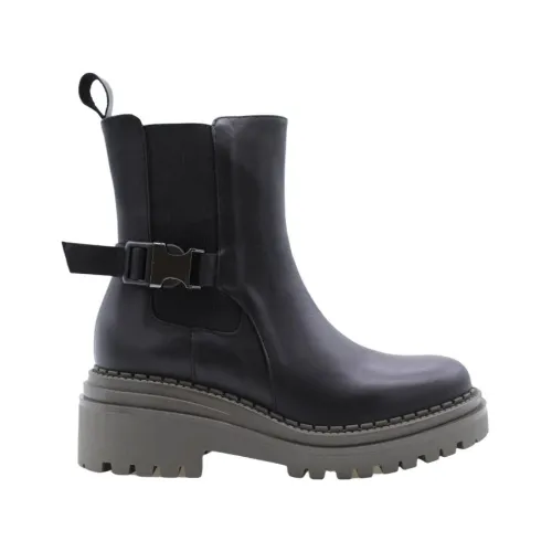 Laura Bellariva , Stylish Comfortable Chelsea Boots ,Black female, Sizes: