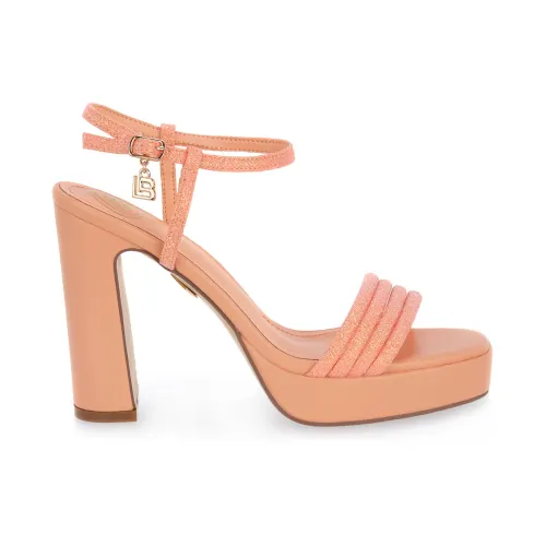 Laura Biagiotti , Sandals ,Orange female, Sizes: