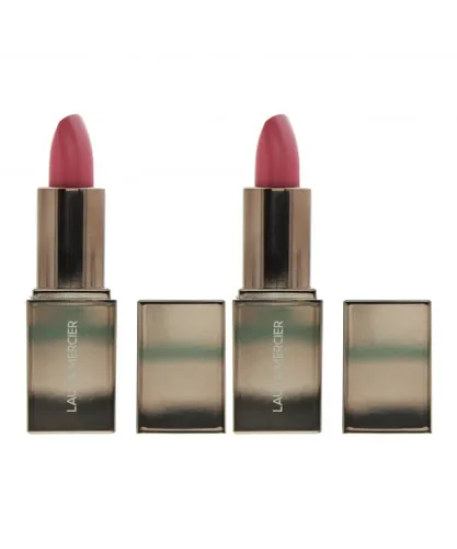 Laura Mercier Womens Rouge Essentiel Silky Creme A La Rose Lipstick 1.4g x 2 - One Size