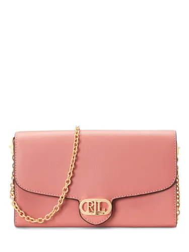 Lauren Ralph Lauren Adair Leather Cross Body Bag - Pink Mahogany - Female