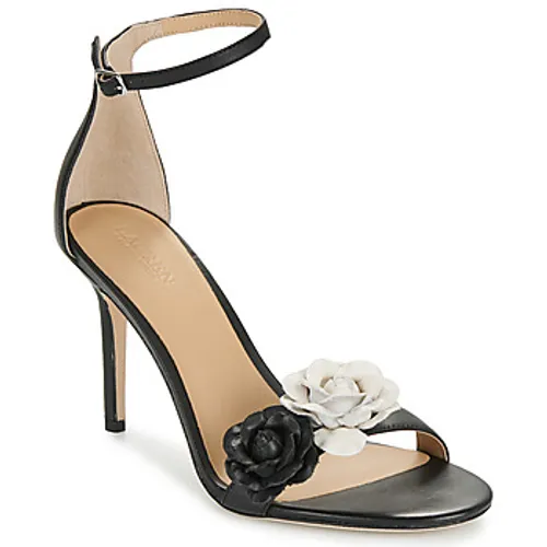 Lauren Ralph Lauren  ALLIE FLOWER-SANDALS-HEEL SANDAL  women's Sandals in Black