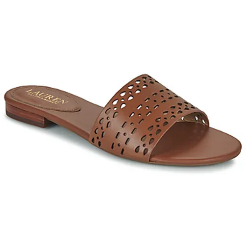 Lauren Ralph Lauren  ANDEE-SANDALS-FLAT SANDAL  women's Mules / Casual Shoes in Brown