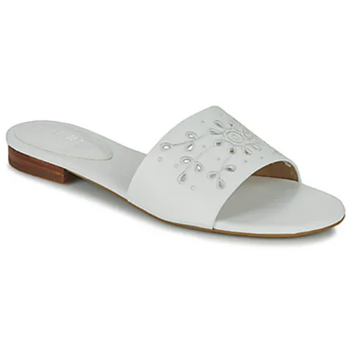 Lauren Ralph Lauren  ANDEE-SANDALS-FLAT SANDAL  women's Mules / Casual Shoes in White
