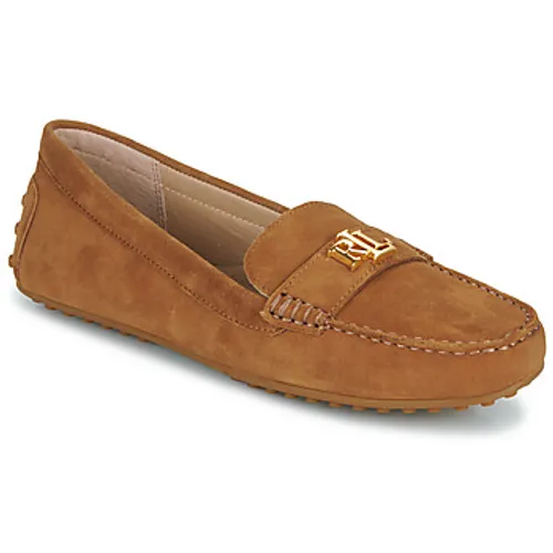 Lauren Ralph Lauren  BARNSBURY-FLATS-CASUAL  women's Loafers / Casual Shoes in Brown