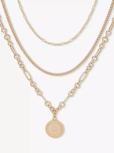 Lauren Ralph Lauren Beaded Multi-Row Layered Necklace, Gold - Gold - Female